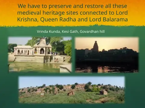 Slide 16 of the 2016 Master Plan: We have to preserve and restore all these medieval