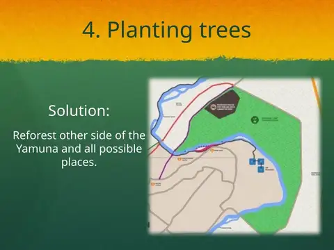 Slide 28 of the 2016 Master Plan: Planting trees