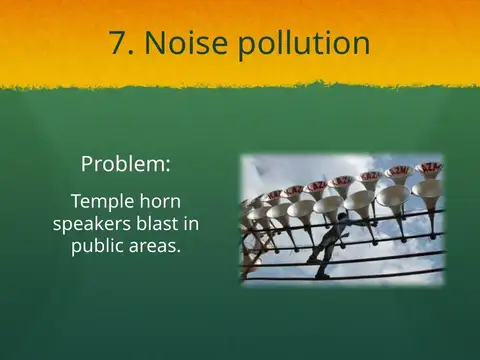 Slide 36 of the 2016 Master Plan: 7. Noise pollution