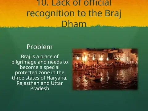 Slide 42 of the 2016 Master Plan: 10. Lack of