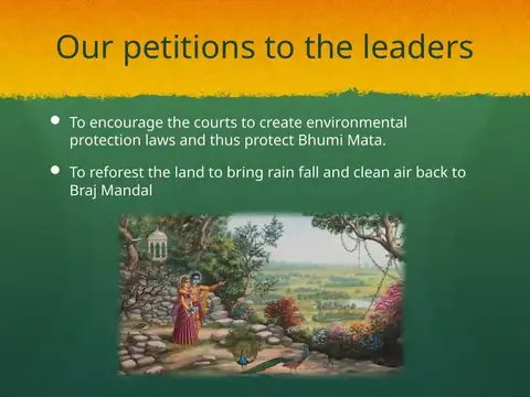 Slide 54 of the 2016 Master Plan: Our petitions to the leaders
