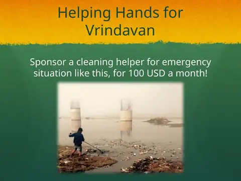 Slide 58 of the 2016 Master Plan: Helping Hands for Vrindavan
